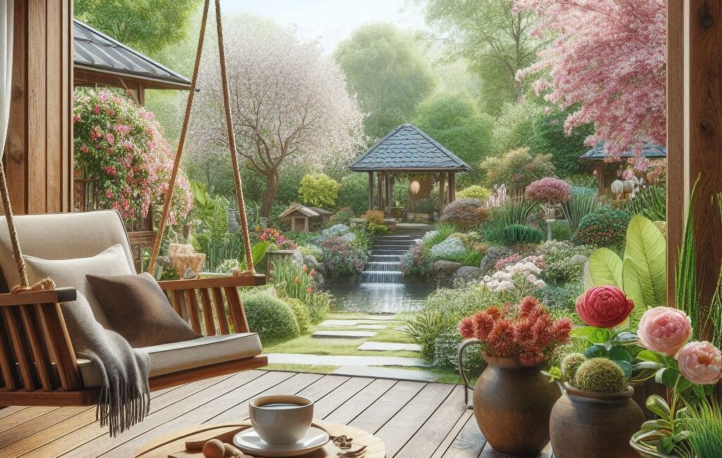 wooden terrace